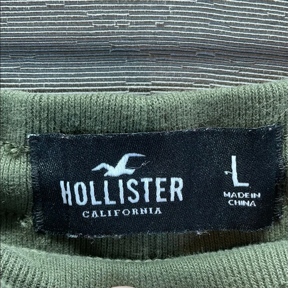 Hollister Green Cargo Pants‎ with Elastic Cuffs